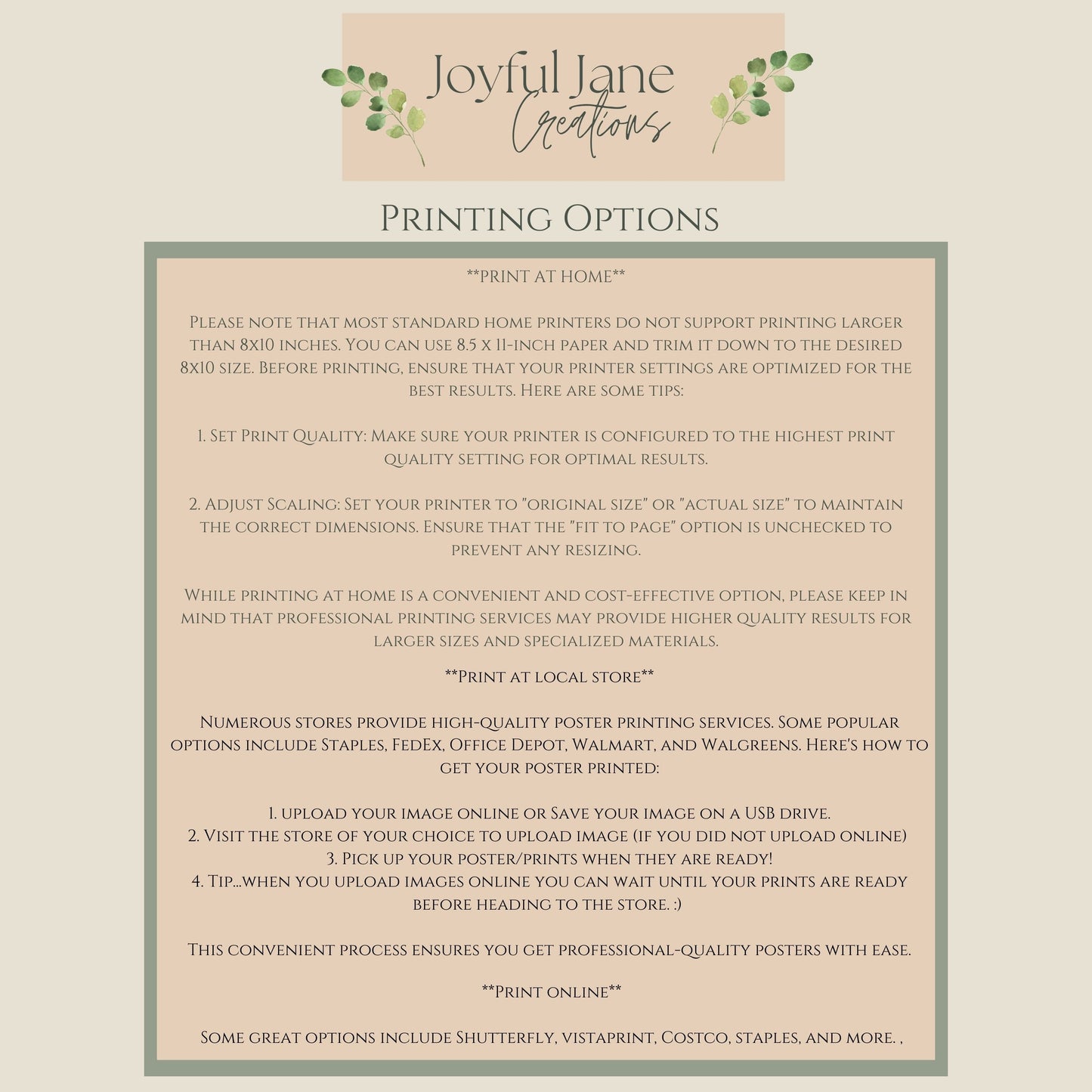 Names of Christ Printable - Christian Wall Art & Christmas Gift