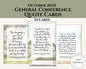 October 2025 General Conference Quote Cards - 34 Printable Quotes for Study & Lessons
