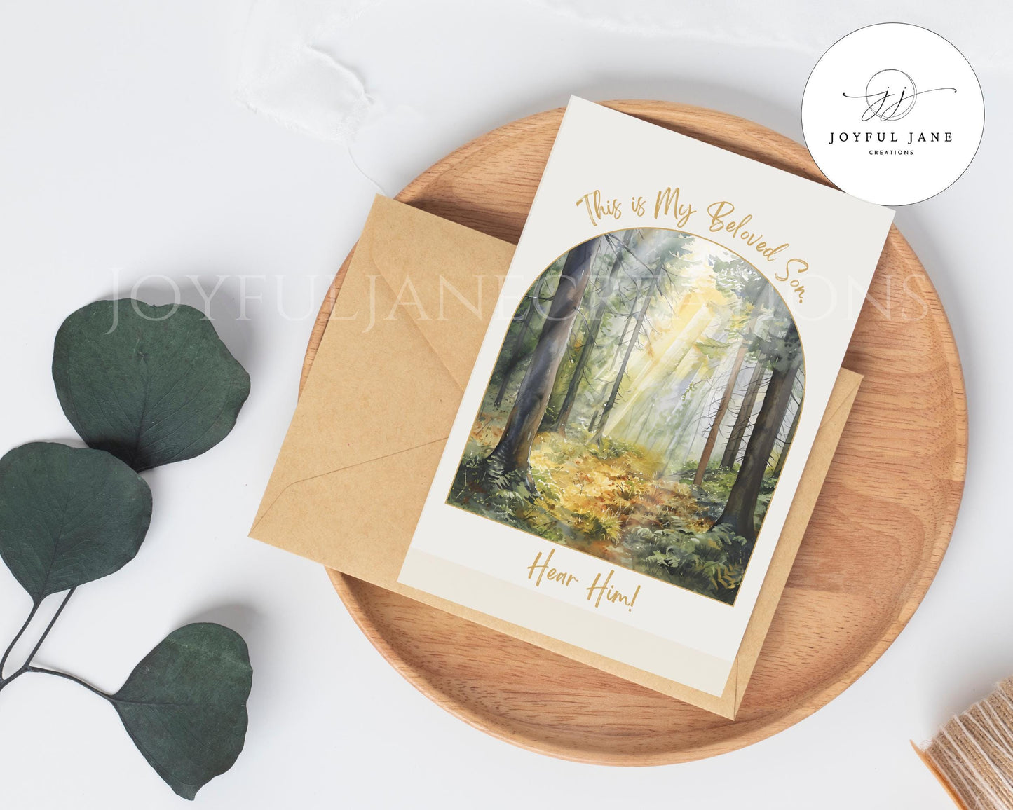 Sacred Grove First Vision - "This Is My Beloved Son" LDS Digital Art Print