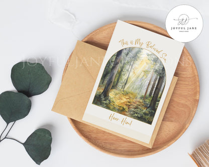 Sacred Grove First Vision - "This Is My Beloved Son" LDS Digital Art Print