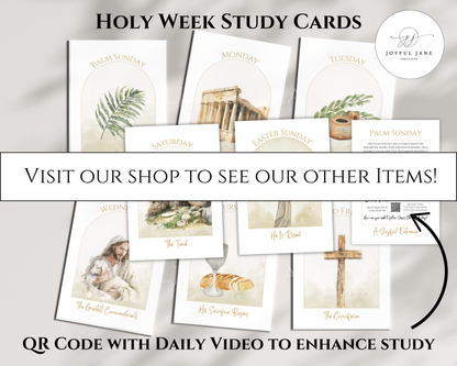 25 Days Closer to Christ – Printable Devotional Cards | Digital Download