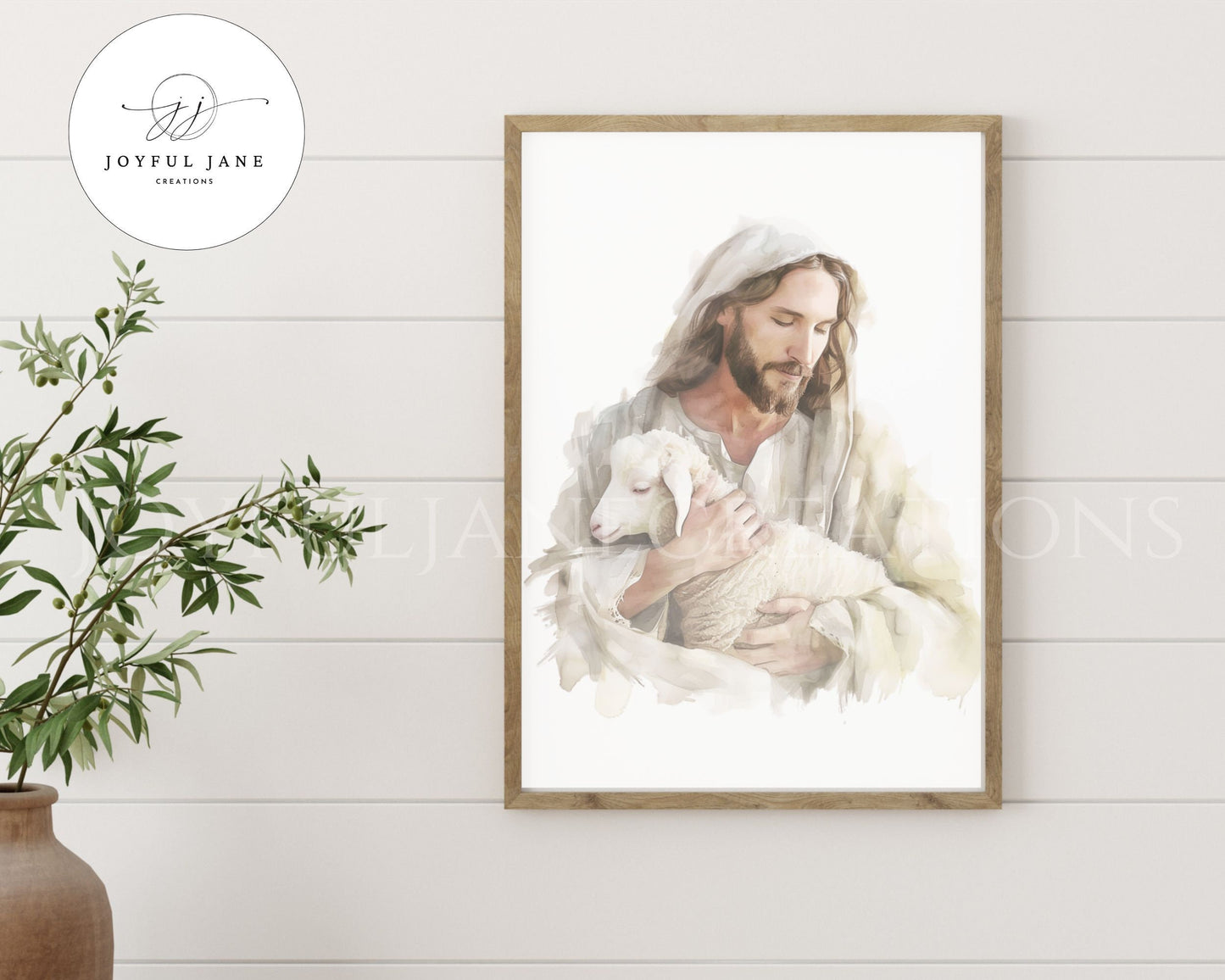 "I Know My Sheep" - Jesus Good Shepherd Digital Print
