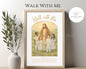 2026 Youth Theme "Walk With Me" - Jesus with Children Artwork - Moses 6:34