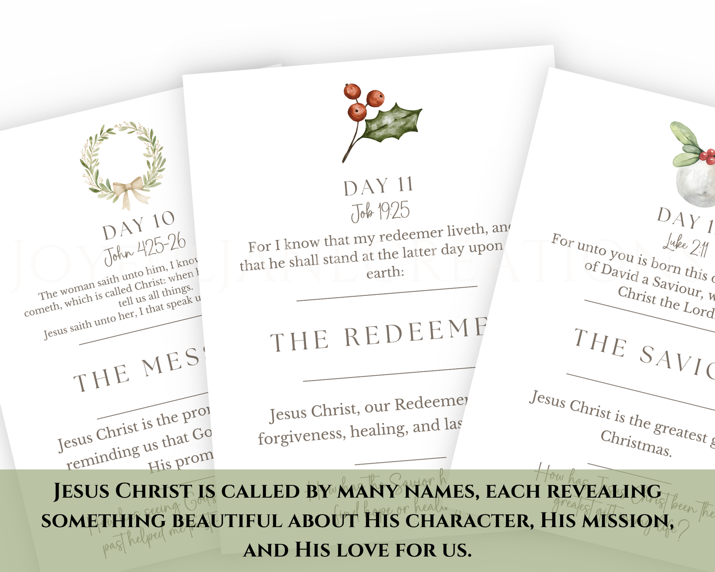 25 Days Closer to Christ – Printable Christmas Devotional