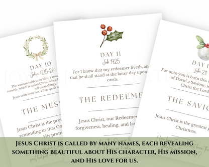 25 Days Closer to Christ – Printable Christmas Devotional
