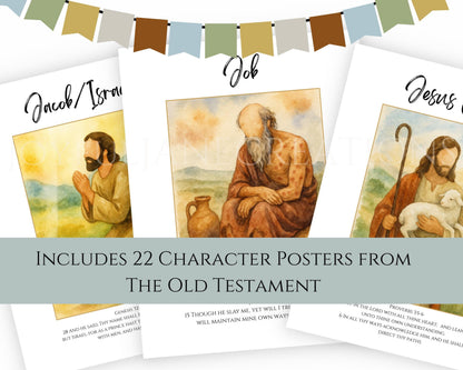 2026 LDS Primary Bulletin Board Kit - Old Testament Come Follow Me