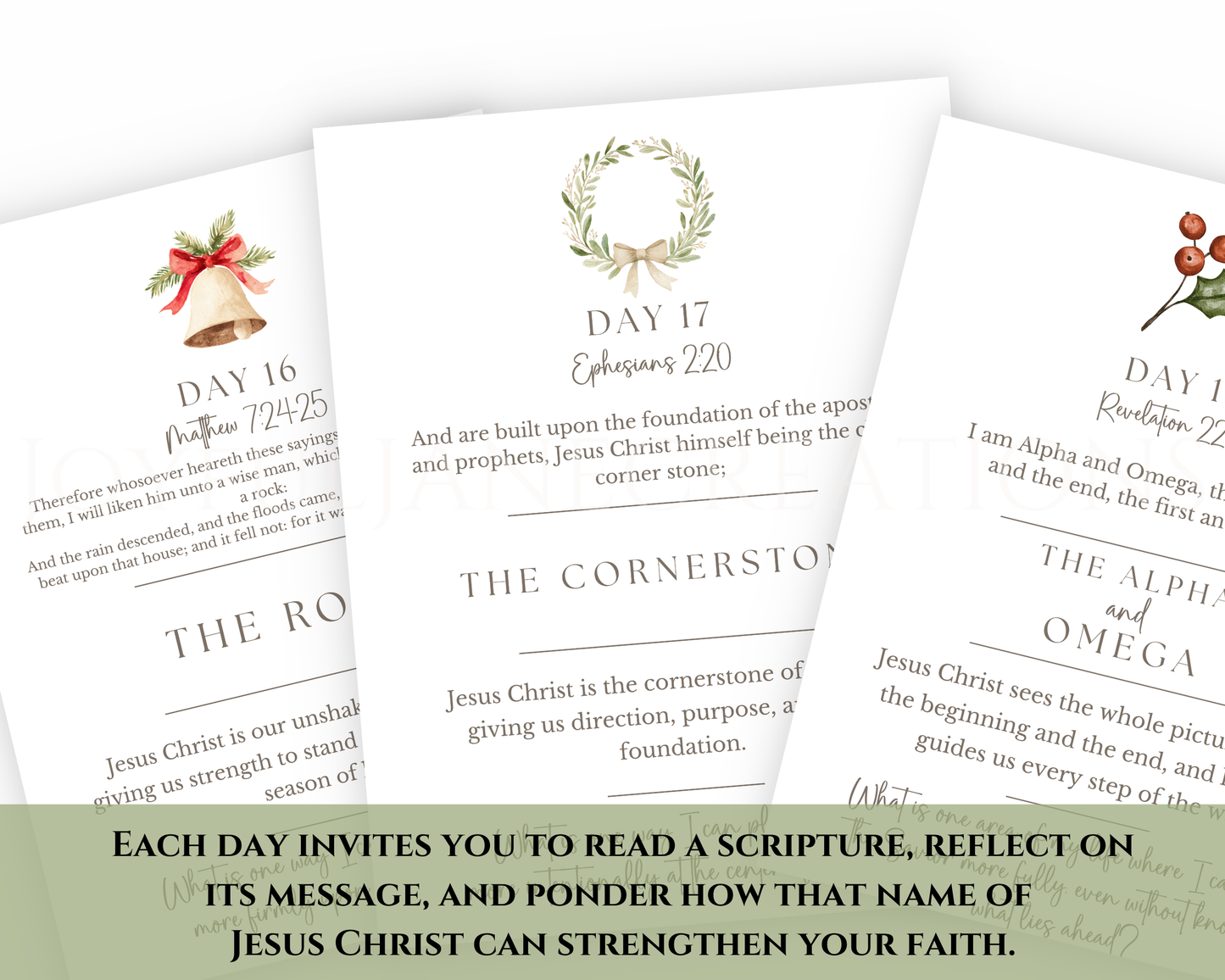 25 Days Closer to Christ – Printable Christmas Devotional