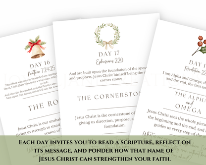 25 Days Closer to Christ – Printable Christmas Devotional