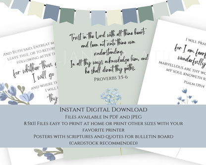 2026 LDS Youth Theme Bulletin Board Kit - "Walk with Me" Complete Digital Package