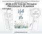 2026 Young Women Presidency Planner - "Walk with Me" Editable LDS Youth Theme Binder