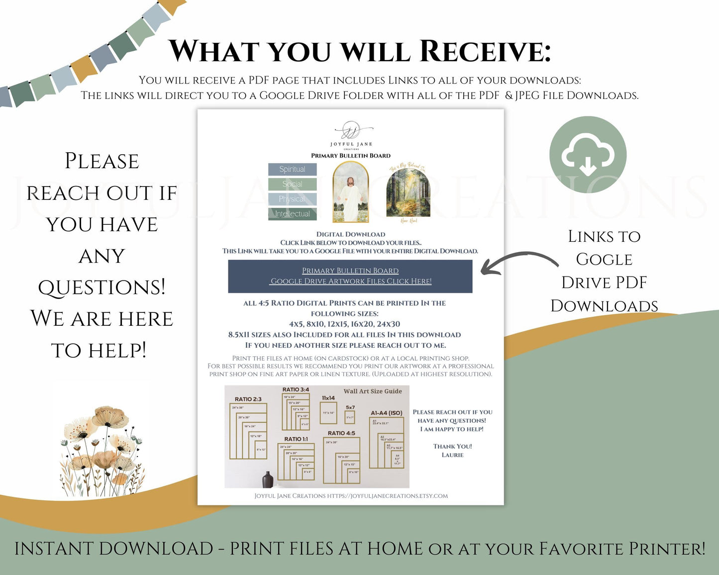 2026 Primary Bulletin Board Kit - Old Testament Come Follow Me LDS Printables