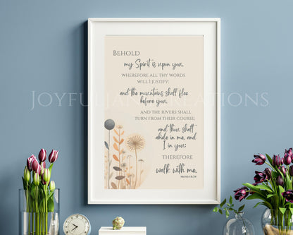 2026 LDS Youth Theme Bundle - "Walk with Me" Moses 6:34 - 3 Design Set