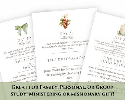 25 Days Closer to Christ – Printable Christmas Devotional
