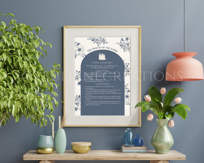 LDS Temple Covenants & Blessings Printable - Missionary & Wedding Gift