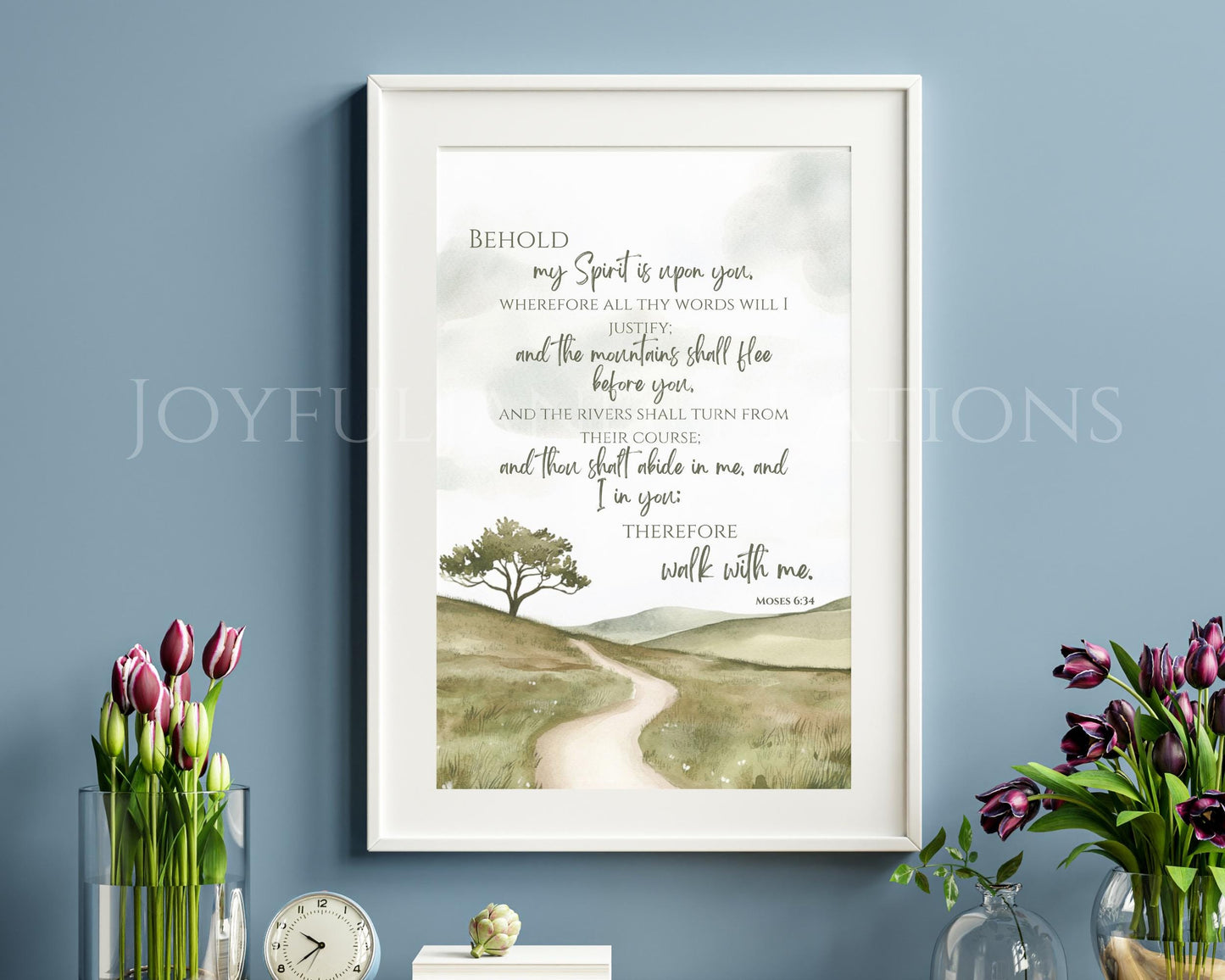 2026 LDS Youth Theme Bundle - "Walk with Me" Moses 6:34 - 4 Design Set