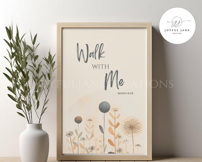 2026 LDS Youth Theme Bundle - "Walk with Me" Moses 6:34 - 3 Design Set