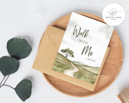 2026 LDS Youth Theme Bundle - "Walk with Me" Moses 6:34 - 4 Design Set