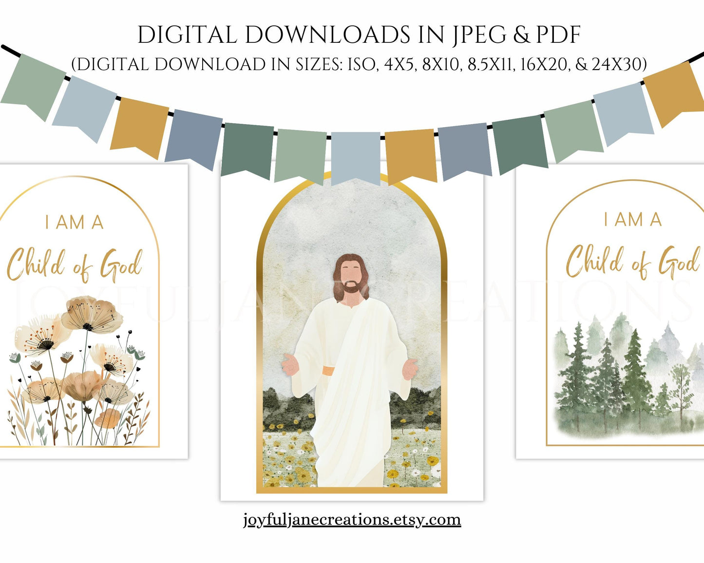 2026 Primary Bulletin Board Kit - Old Testament Come Follow Me LDS Printables