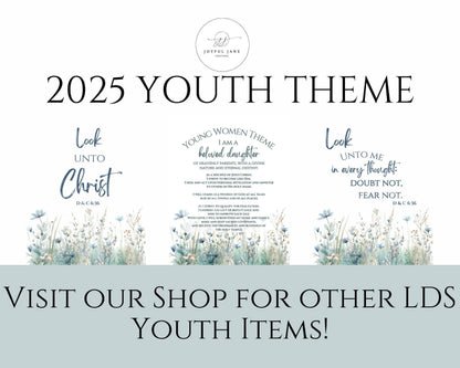 LDS Young Women Greeter Handout - Emily Belle Freeman Message with QR Code - Digital Download