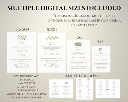 25 Days Closer to Christ – Printable Devotional Cards | Digital Download
