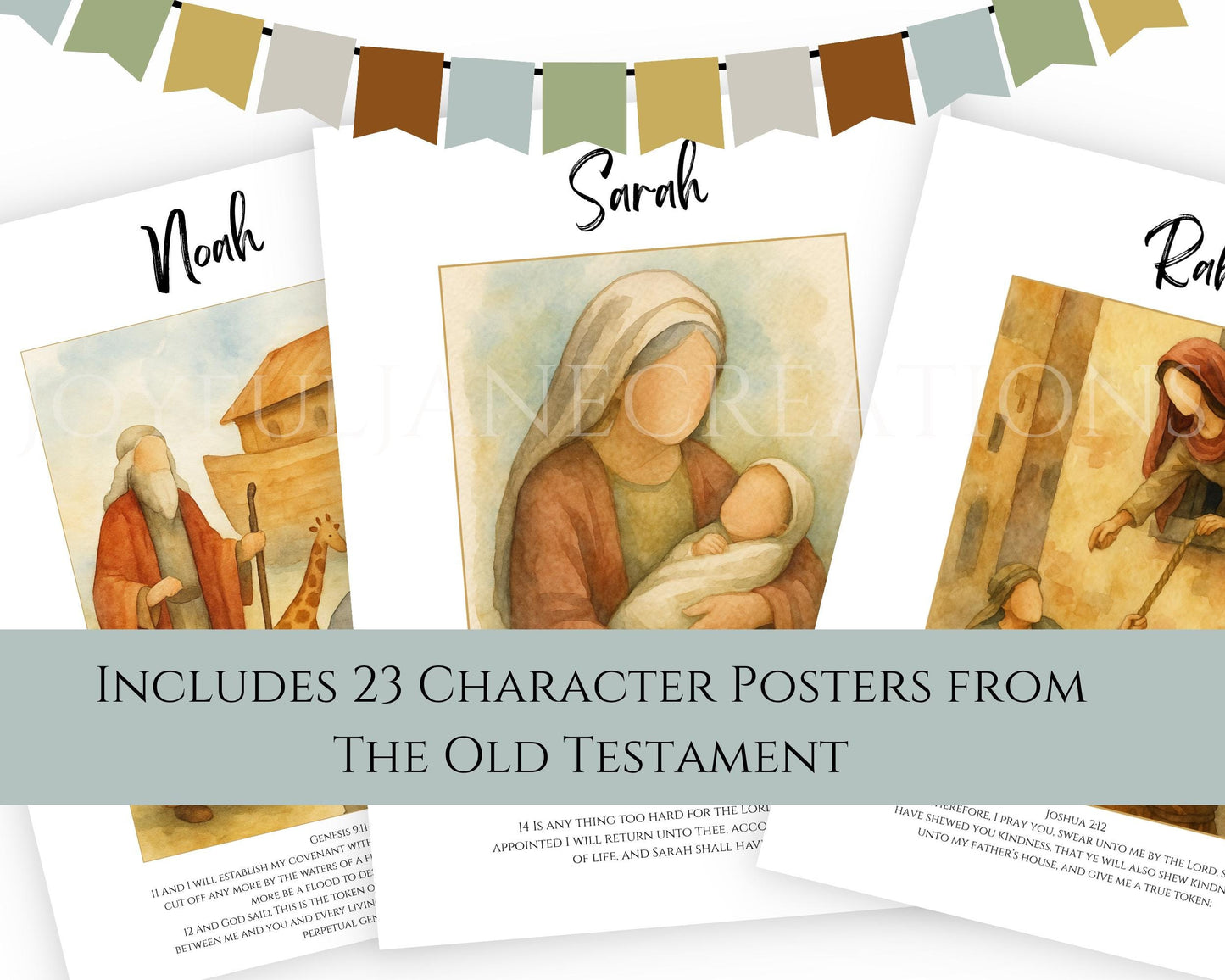 Old Testament Character Posters - 23 Printables for 2026 Come Follow Me