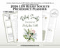LDS Relief Society Presidency Planner - 2026 Editable Binder with Newsletter & Calendar