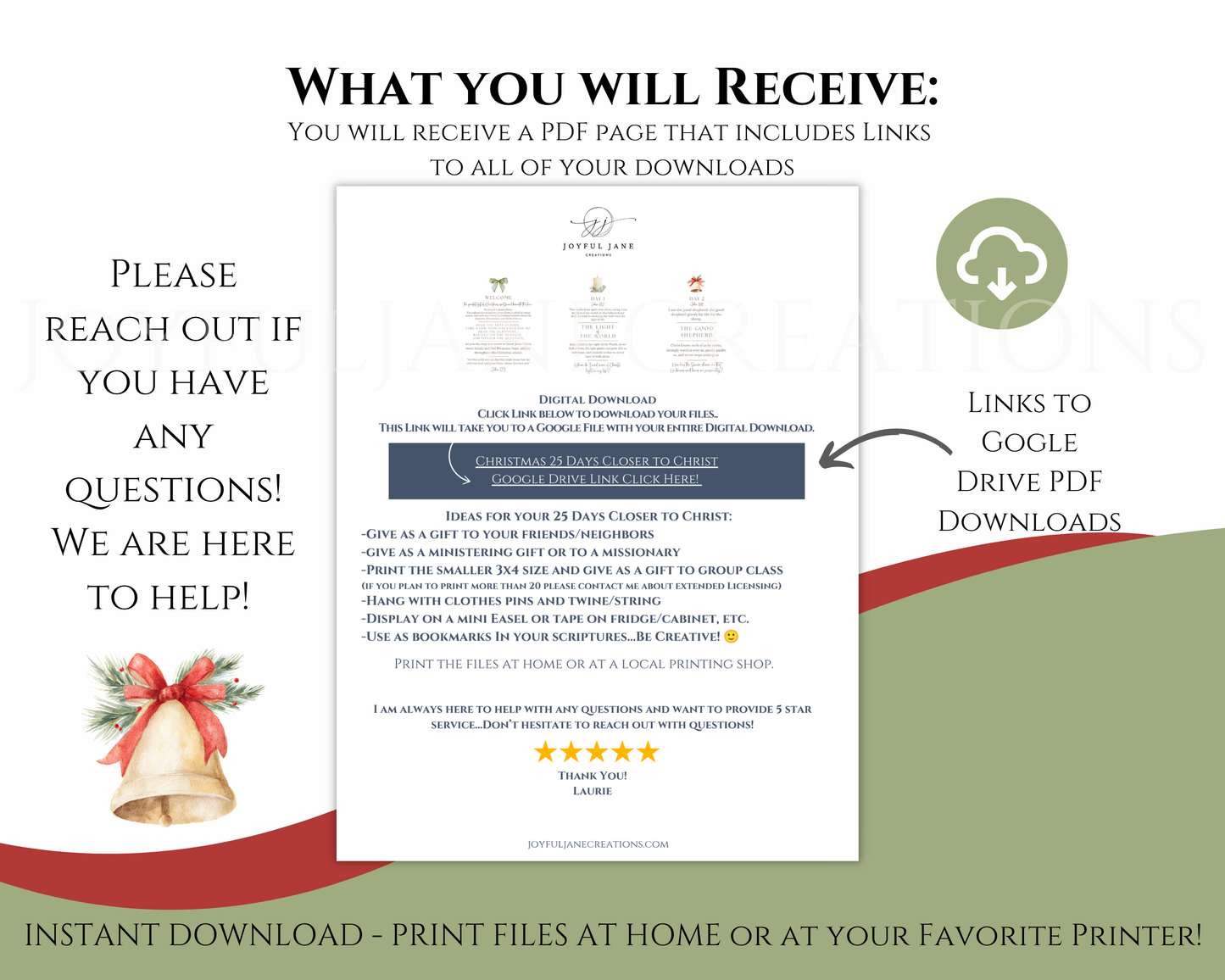 25 Days Closer to Christ – Printable Christmas Devotional