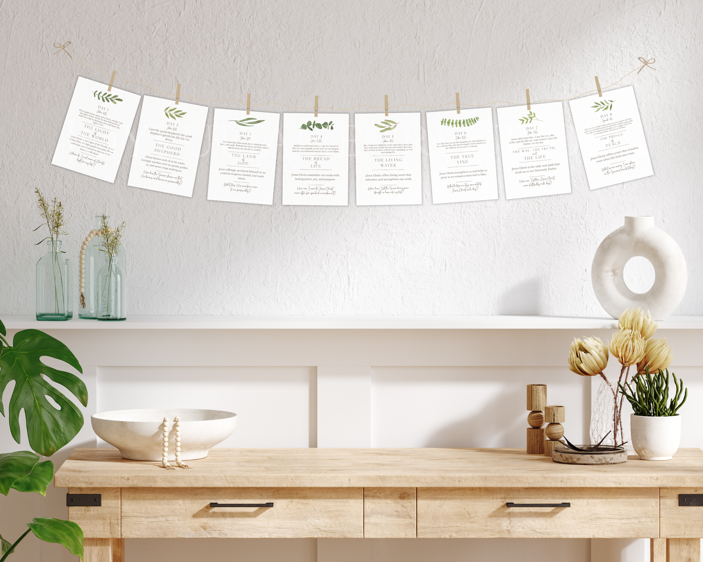 25 Days Closer to Christ – Printable Devotional Cards | Digital Download