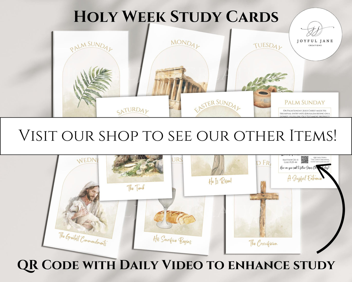 KJV Scripture Cards - 52 Week Bible Study & Memorization Set "Rooted and Grounded"