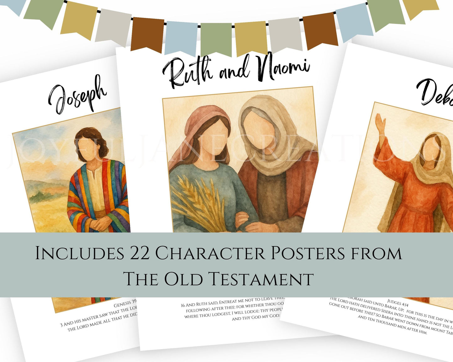 2026 LDS Primary Bulletin Board Kit - Old Testament Come Follow Me