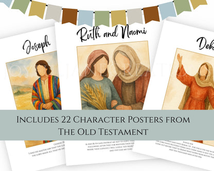 2026 LDS Primary Bulletin Board Kit - Old Testament Come Follow Me