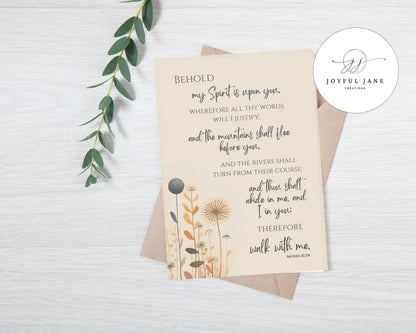 2026 LDS Youth Theme Bundle - "Walk with Me" Moses 6:34 - 3 Design Set