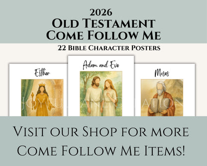 2026 LDS Primary Program Script - Customizable Old Testament Presentation Outline