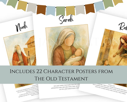2026 LDS Primary Bulletin Board Kit - Old Testament Come Follow Me