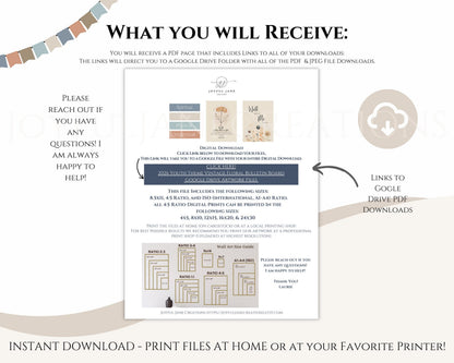 2026 LDS Youth Theme Bulletin Board Kit - "Walk with Me" Complete Digital Package