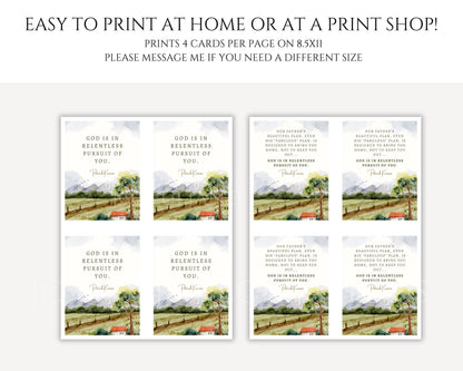 Patrick Kearon Quote - "God is in Relentless Pursuit of You" - LDS Conference Printable - Digital Download