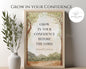 "Grow in Your Confidence" - Russell M. Nelson Quote LDS Printable