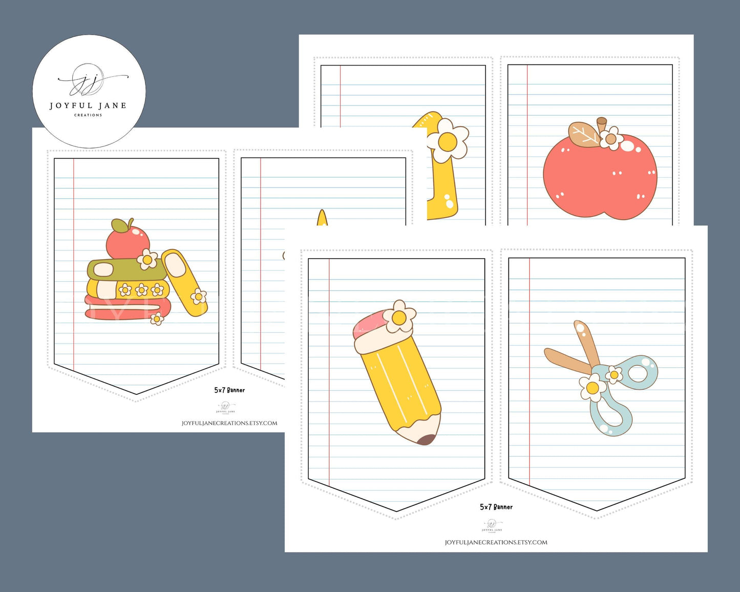 DIY Printable Banner Kit - Back to School