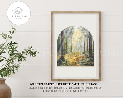 Sacred Grove First Vision - "This Is My Beloved Son" LDS Digital Art Print
