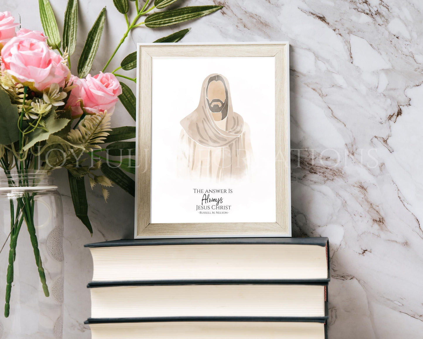 "The Answer is Always Jesus Christ" Wall Art - Printable