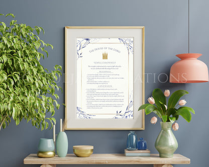 LDS Temple Covenants & Blessings Printable - Missionary & Wedding Gift