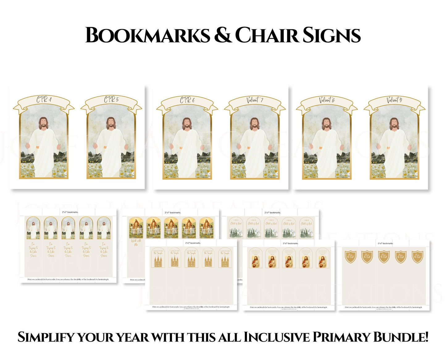 2026 LDS Primary Presidency Planner - Editable Binder with Music Schedule & Calendars