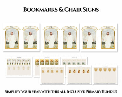 2026 LDS Primary Presidency Planner - Editable Binder with Music Schedule & Calendars
