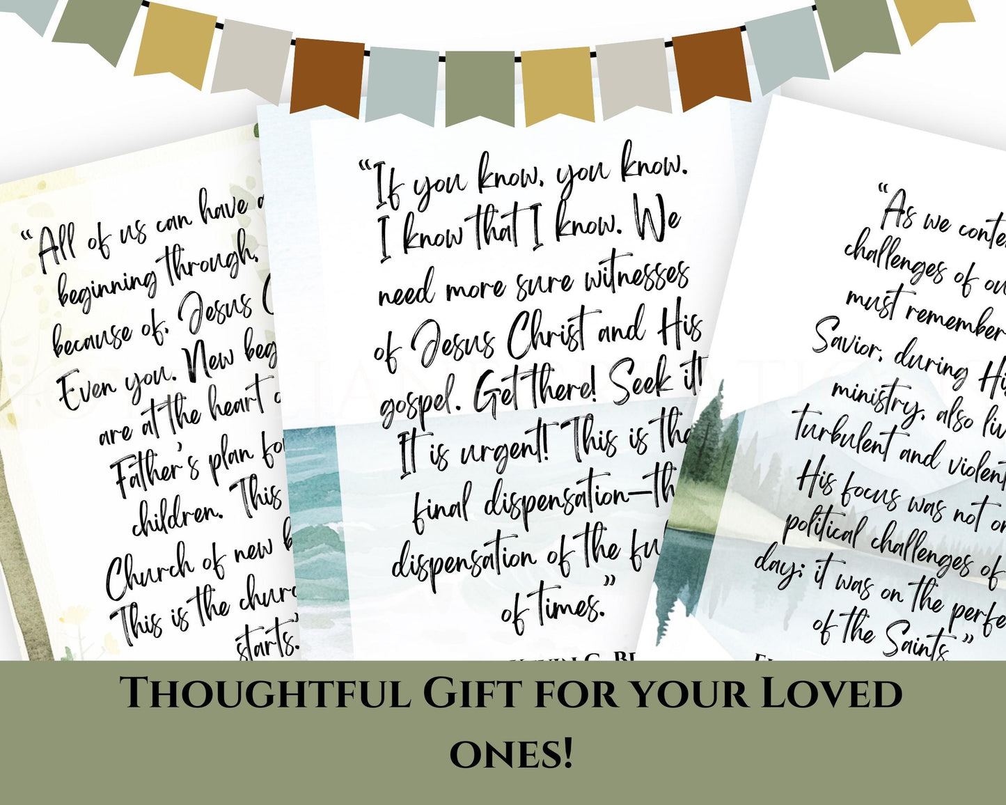 October 2025 General Conference Quote Cards - 34 Printable Quotes for Study & Lessons