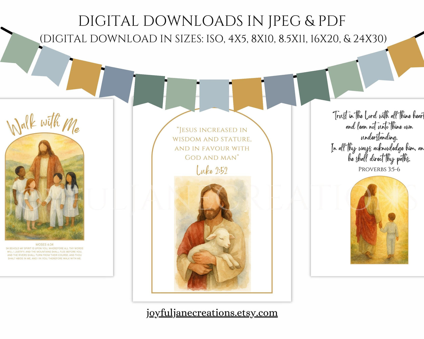 2026 Primary Bulletin Board Kit - Old Testament Come Follow Me LDS Printables