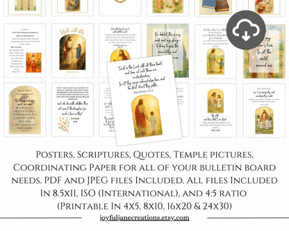 2026 LDS Primary Bulletin Board Kit - Old Testament Come Follow Me