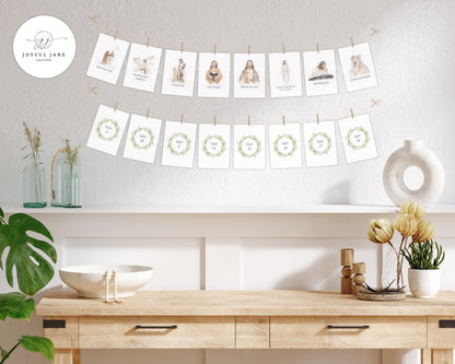 Names of Christ Advent Countdown Cards - Christmas & Easter Devotion Printable
