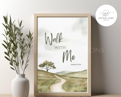 2026 LDS Youth Theme Bundle - "Walk with Me" Moses 6:34 - 4 Design Set