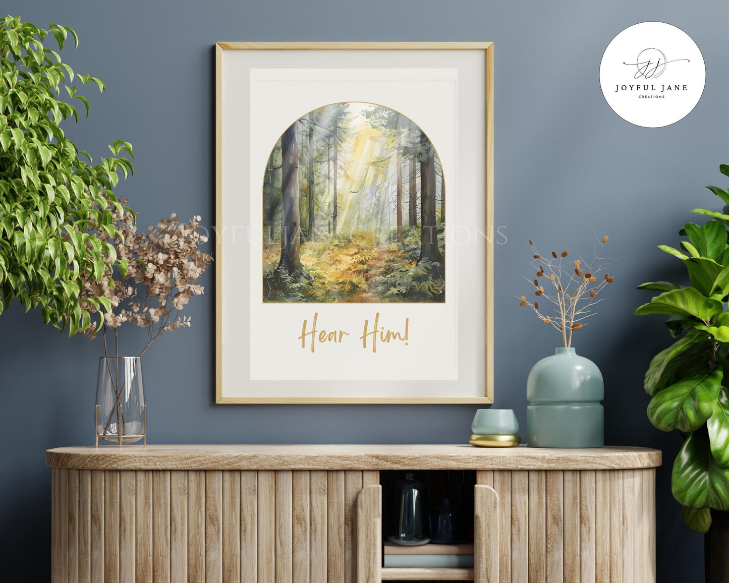 Sacred Grove First Vision - "This Is My Beloved Son" LDS Digital Art Print