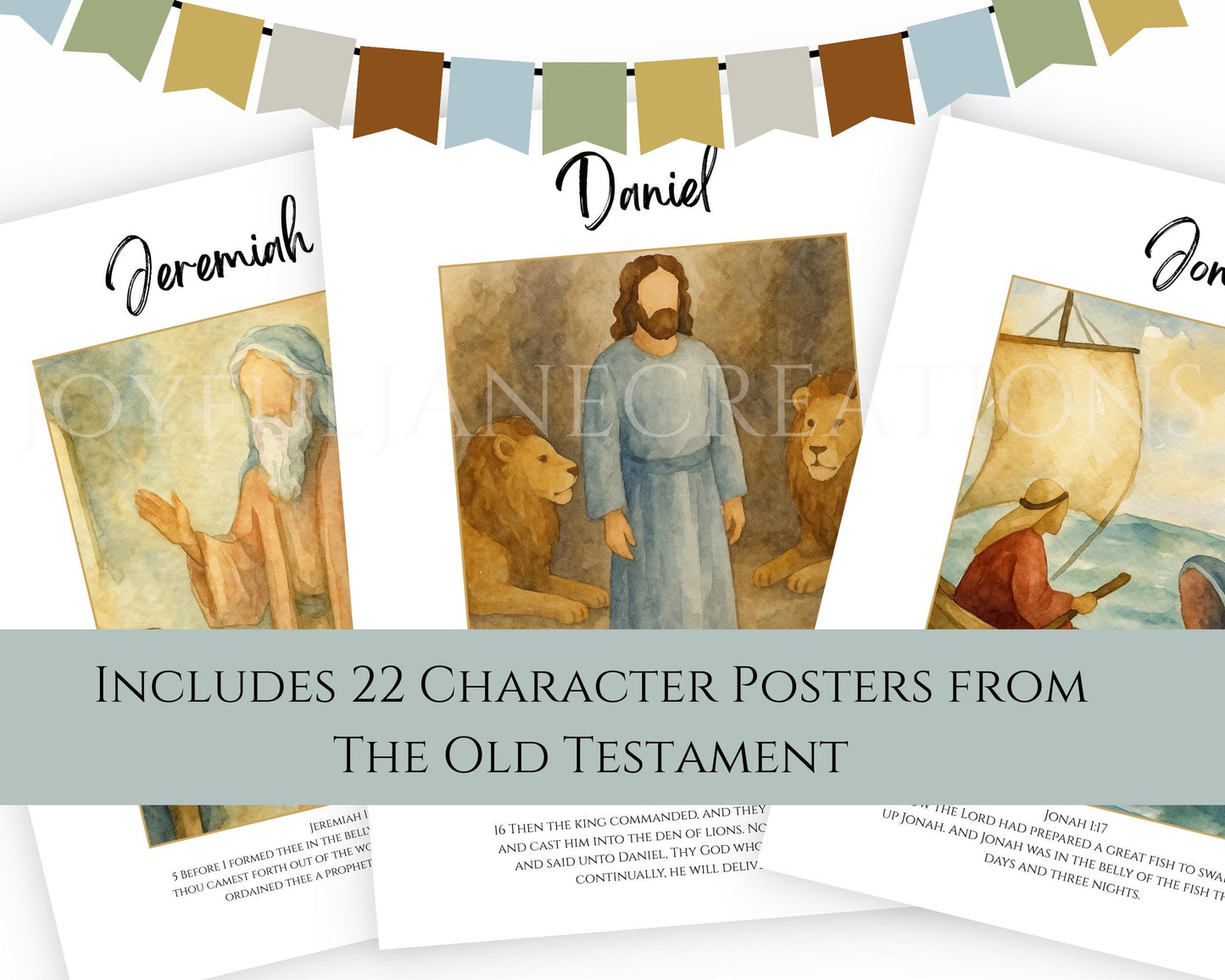 2026 LDS Primary Bulletin Board Kit - Old Testament Come Follow Me